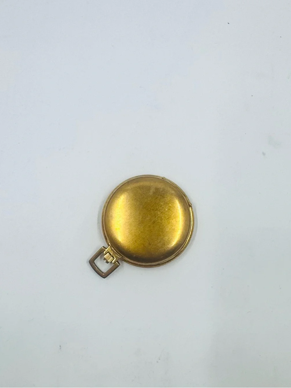 Vintage Aspen Gold Pocket Watch with Day-Date